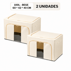 Caixa Organizadora Dobrável com Visor – 24L, 66L ou 100L