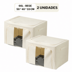 Caixa Organizadora Dobrável com Visor – 24L, 66L ou 100L