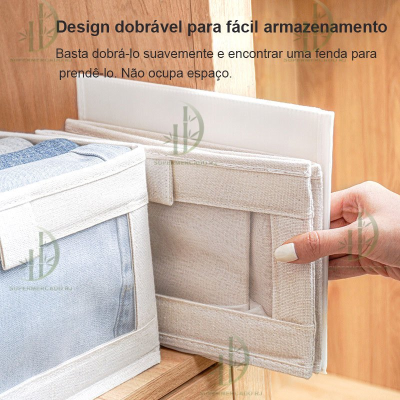 Extra grosso Organizador De Guarda-Roupa Dobrável Para Roupas E Calças Grande Dura Alto Qualidade