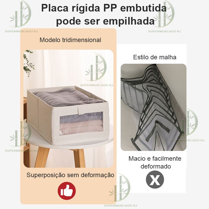 Extra grosso Organizador De Guarda-Roupa Dobrável Para Roupas E Calças Grande Dura Alto Qualidade