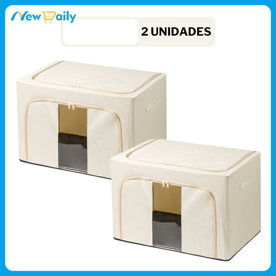 Caixa Organizadora Dobrável com Visor – 24L, 66L ou 100L