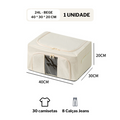 Caixa Organizadora Dobrável com Visor – 24L, 66L ou 100L