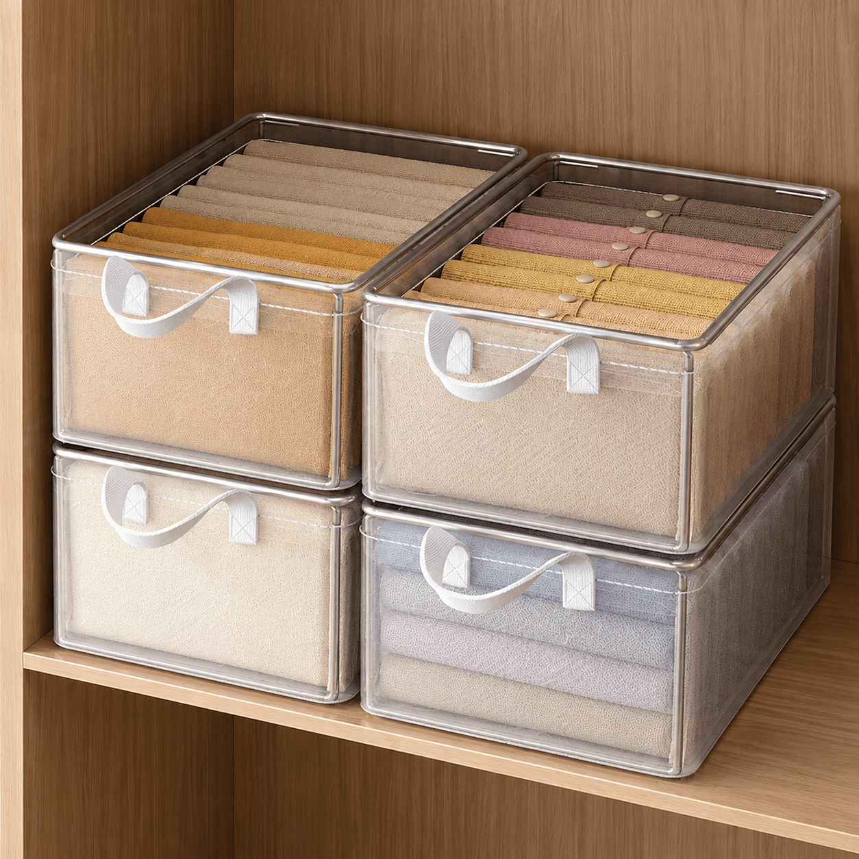 Caixa Organizadora Dobrável para Guarda-Roupa
