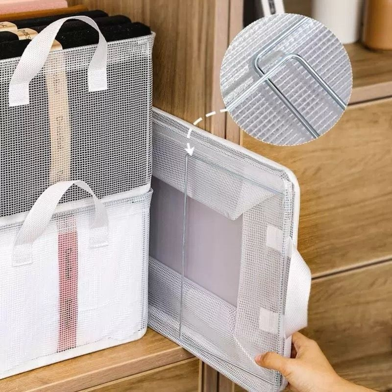 Caixas Organizador De Guarda Roupa Dobrável De Armazenamento Dobrável Para Roupas E Calças Grande Dura Qualidade